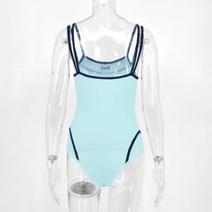 2025 Premium maillots de bain sans manches femmes élégant imprimé une pièce body personnaliser Design été maillot de bain - Product Image 5