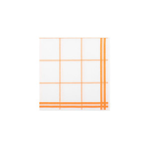 Tovaglioli Arancioni 40x40cm con Stampa Lyon, Morbidi e Asciutti, B2B - Product Image 1
