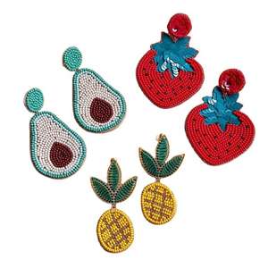 Pendientes Étnicos de Lujo con Cuentas para Mujer, Ideales para Fiestas y Bodas a un Precio Accesible - Product Image 1