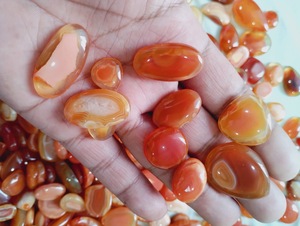 Vente en gros de lot de Sardonyx rouge naturel haute cornaline cabochon poli semi-précieux pierre de fabrication de bijoux, - Product Image 3