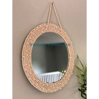 Best Selling Copper Plated Unique New Look Metal Wall Hanging Mirror Prime Quality Handmade New Style Classic Wall Decor Mirror