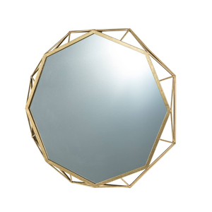 Miroir mural moderne à cadre en métal de forme ronde Dernière conception de décoration murale pour les exportateurs - Product Image 2