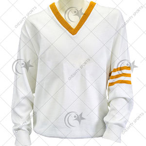 Cárdigan Personalizado Bordado Chenille Carta Punto Prendas de Punto Unisex Suéter Letterman Cárdigan Suéter - Product Image 1