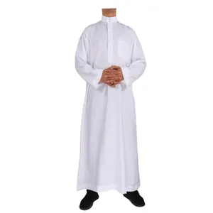 พรีเมี่ยมที่มีคุณภาพ2023การออกแบบล่าสุด Unisex อิสลาม Thobes ขายอุปกรณ์เสริมมุสลิมขายส่ง ODM - Product Image 3