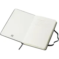 Libreta Moleskine Classic de Tapa Dura de Cuero M con Encuadernación Cosida, Impresión Digital, Uso Promocional, Personalización y Merchandising