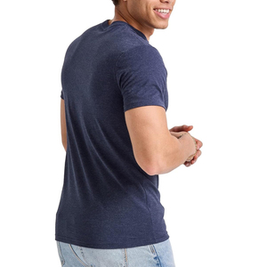 T-shirts col rond manches courtes pour hommes vente en gros T-shirts 100% coton sublimés imprimés numériquement décontractés sur mesure - Product Image 5