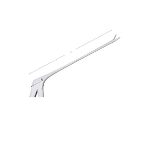 Instrumentos de ontología de alta calidad, fórceps ENT de acero inoxidable, fórceps de oreja de cocodrilo de 8,5 cm, fórceps de oreja de Metal Manual Struempel - Product Image 2