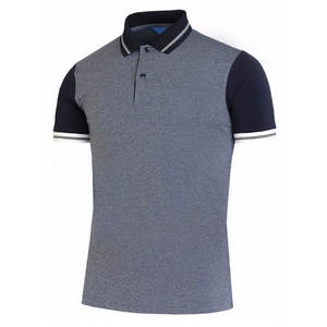 Haute qualité 100% coton Golf toile tissu conception personnalisée imprimé hommes pour polos t-shirts en gros - Product Image 1