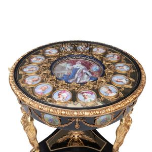 Mesa de Entrada Real de Lujo, Hecha a Mano con Latón y Madera - Product Image 5