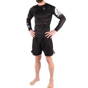 Rashguard personnalisé pour femmes, BJJ, MMA, Jiu Jitsu, manches longues, design lavé, techniques avec logo et couleur personnalisés - Product Image 1