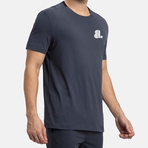 เสื้อยืดสตรีทแวร์สั่งทำ เสื้อยืดพิมพ์โลโก้ตามสั่ง เสื้อยืดคอกลม แขนสั้น ผ้าฝ้าย 100% เสื้อยืดผู้ชายแบบเรียบ - Product Image 2
