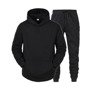 Chándales para hombre, material polar, completo pull-up, atlético, gimnasio, Jogging, transpirable, manga larga, chándal para hombre, logotipo personalizado OEM - Product Image 1