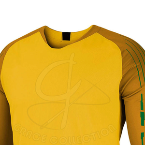 Ensembles de maillots bon marché d'entraînement en gros professionnel avec un design personnalisé nouvel uniforme à manches longues de gardien de but - Product Image 4