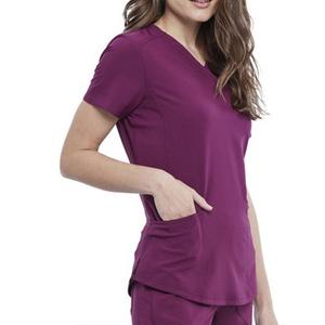 Uniforme de hospital transpirable de moda personalizado de alta calidad al por mayor, uniforme médico de enfermera - Product Image 5
