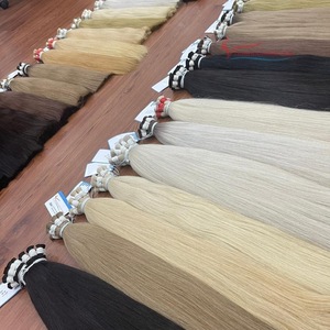 ผมต่อผมแบบหรูหราคุณภาพสูงมากผมสีอ่อนไม่หลุดไม่พันกันเวียดนามพร้อมส่ง - Product Image 2
