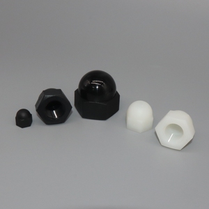 M3 M4 M5 M6 Nylon vít <span class=keywords><strong>Nut</strong></span> M8 M10 M12 Nylon acorn cap Dome Nuts trắng/đen nhựa hình lục giác HEX <span class=keywords><strong>NUT</strong></span> - Product Image 5