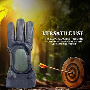 Wholesale Adjustable Wrist Strap Archery <b>Gloves</b> Non-slip Breathable Archery Bow <b>Hunting</b> <b>Shooting</b> <b>Gloves</b> With Very Cheap Price - Product Image 5