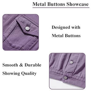 Chaqueta de mezclilla de invierno para hombre de alta calidad de tendencia superior Mejor estilo Tamaño regular Hecho de buen material Chaqueta de mezclilla de la mejor calidad para hombres - Product Image 5