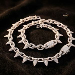 สร้อยคอสไปค์โกลด์10K สร้อยคอแฟชั่นหรูหราสร้อยคอเส้นใหญ่ - Product Image 2