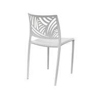 Chaise en polypropylène blanc moderne Brisa Ws Design, modèle 862, fabriquée en Chine pour une utilisation en cuisine et en restaurant