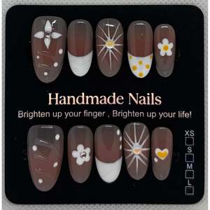 Unghie artificiali grandi effetto sunburst - Product Image 1