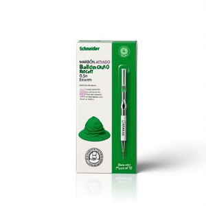 Schneider Document-Proof 75 <b>Ballpoint</b> <b>Pen</b> Refill 0.5mm Medium Green Pack of 10 - Product Image 3