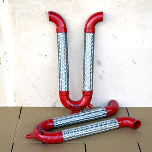 ท่ออ่อนยืดหยุ่น Totflex U-Flex Omega Steel Flex Hose DN20-DN125 แบบมีหน้าแปลน ป้องกันการสั่นสะเทือน สำหรับการเคลื่อนที่ของท่อขนาดใหญ่ รุ่น Head Model - Product Image 2