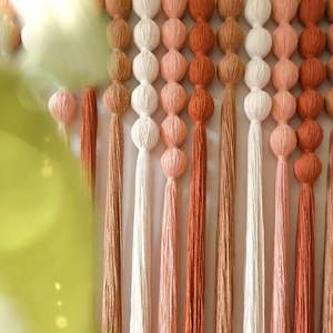 Tapiz de Macramé Tejido a Mano Estilo Bohemio Sanervieria, Tapiz Mexicano Lomas, Decoración Boho para el Hogar - Product Image 2