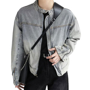 Best Denim <b>Jacket</b> Men Stylish Winter Washed <b>Light</b> Wholesale Jeans <b>Jackets</b> Fashion Street wear Unique Hip Hop Denim <b>Jacket</b> - Product Image 4