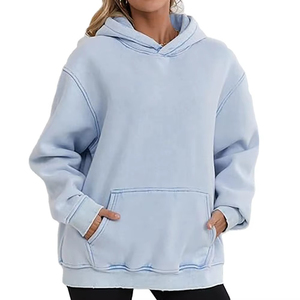 High Quality Custom Made Women's Oversized Heavyweight <b>Hoodies</b> Cotton Fleece Cozy <b>Hoodies</b> Breathable <b>Lightweight</b> <b>Hoodie</b> 2026 - Product Image 2