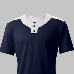 เสื้อเจอร์ซีย์เบสบอลปักลายโลโก้ออกแบบได้ตามต้องการเสื้อเบสบอลไซส์ใหญ่สำหรับผู้ชายเสื้อสำหรับทุกเพศ - Product Image 4