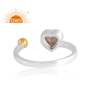 Anillo de piedras preciosas de labradorita Natural de plata de ley más vendido, joyería personalizada para mujer, regalo para ella - Product Image 2