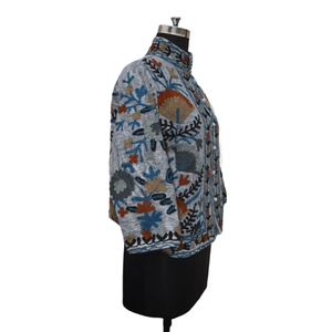 Veste Coton TNT SUZANI Brodée Manteau Femme Respirant Doublure Coton Motif Floral Casual Hiver - Product Image 2