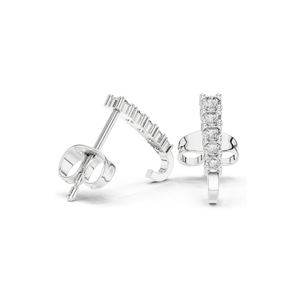 Boucles d'oreilles pendantes en diamant de laboratoire 0,214 CT, taille brillant rond, diamants CVD VVS-VS EF, or 18 carats, 14 carats, 10 carats et argent 925 - Product Image 6