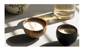 ชามกะลามะพร้าวสําหรับทําเทียนพร้อมโลโก้ที่กําหนดเองและกะลามะพร้าวคุณภาพสูงในเวียดนาม - Product Image 2