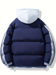 Ventes en gros de parkas d'hiver personnalisées pour hommes, doudounes et manteaux en duvet pour hommes, manteaux rembourrés simples pour hommes - Product Image 6