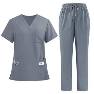 Conjuntos de Uniformes Médicos para Mujer Otoño Invierno, Uniformes de Hospital de Tela Twill de Manga Larga para Doctoras y Enfermeras - Product Image 5