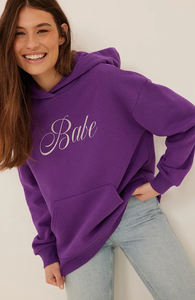 Sweats à capuche surdimensionnés pour femmes 100% coton pull uni Streetwear doux confortable logo graphique personnalisé broderie OEM vêtements - Product Image 4