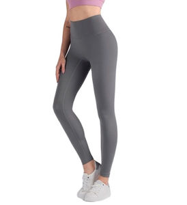 Leggings de gymnastique pour femmes en nylon et élasthanne avec logo personnalisé en gros avec poche Vêtements de sport décontractés Pantalon de yoga taille haute pour femme - Product Image 1