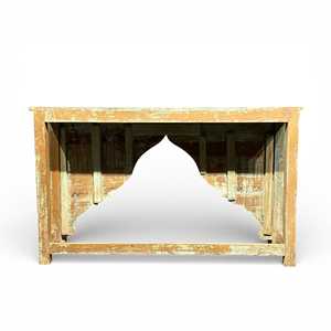 Mesa Consola de Madera de Olmo Maciza Hecha a Mano, Diseño Contemporáneo de Lujo, Convertible para Entrada, Sala de Estar, Mueble Decorativo Perfecto - Product Image 6