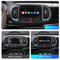 MEKEDE 2013 mobil Android, radio mobil navigasi Stereo GPS, Head Unit 7 inci Fiat 500L-2019