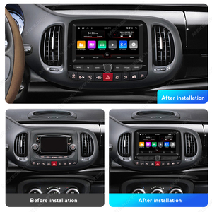 Unità Principale Multimediale MEKEDE con Android, Navigatore GPS e Car-Play per <span class=keywords><strong>Fiat</strong></span> 500L 2013-2019 da 7 Pollici - Product Image 4