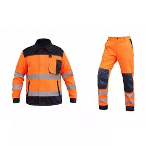 Ropa de trabajo de alta visibilidad de seguridad reflectante personalizada de alta calidad, chaqueta y pantalones industriales, traje de trabajo, uniformes de trabajo - Product Image 1