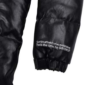 Veste d'hiver brillante de qualité supérieure pour hommes, veste matelassée en duvet personnalisée, vestes matelassées pour hommes - Product Image 6