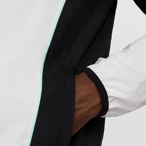 Chaqueta de fútbol con capucha de satén vintage unisex logotipo bordado personalizado cortavientos impermeable cierre de cremallera invierno ecológico - Product Image 4