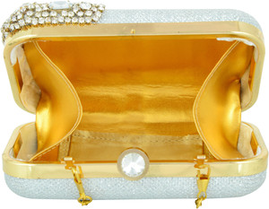 Pochette de luxe en cristal avec strass pour femmes sac à main de soirée de mariage avec pierres scintillantes sacs à main personnalisés en gros d'usine - Product Image 6