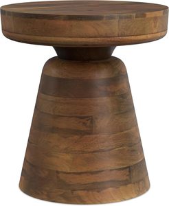 Mesa de Centro Moderna Hecha de Madera de Teca Sólida de Alta Calidad con Acabado Marrón para Muebles de Sala de Estar. - Product Image 6