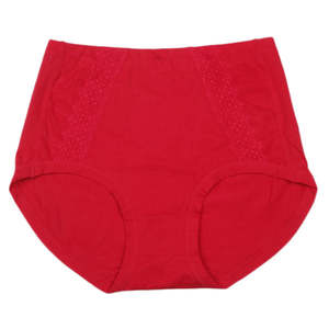 Culotte en dentelle pour femme - Rouge - Product Image 1