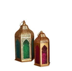 Farol de Vela Marroquí de Hierro Metálico Hecho a Mano de Primera Calidad para Decoración del Hogar e Iluminación Navideña, Faroles Decorativos de Pie - Product Image 4