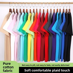 Camiseta negra sencilla de manga corta, camiseta lisa, camiseta negra de lujo, Camiseta lisa de peso pesado de gran tamaño para hombre - Product Image 2